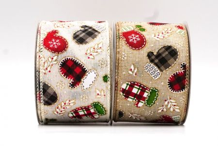 Christmas Gloves Design Wired Ribbon_KF7746.KF7747.KF7748.KF7749.KF7750 (3)